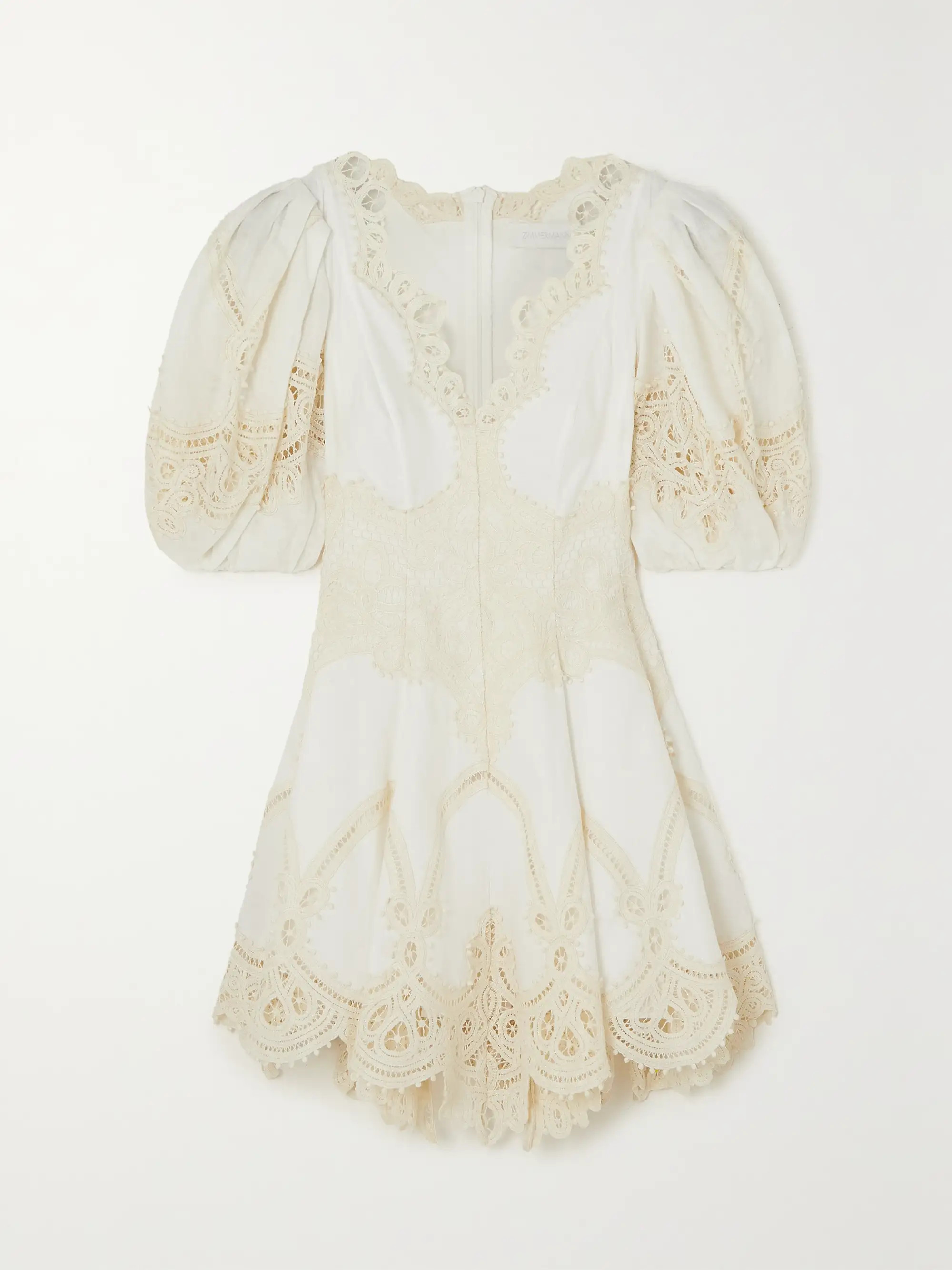 Tiggy embroidered linen mini dress | NET-A-PORTER (UK & EU)