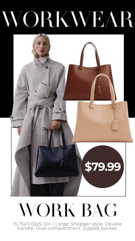 Another great work bag option for under $100 🤎✨

#LTKfindsunder100 #LTKworkwear #LTKSeasonal