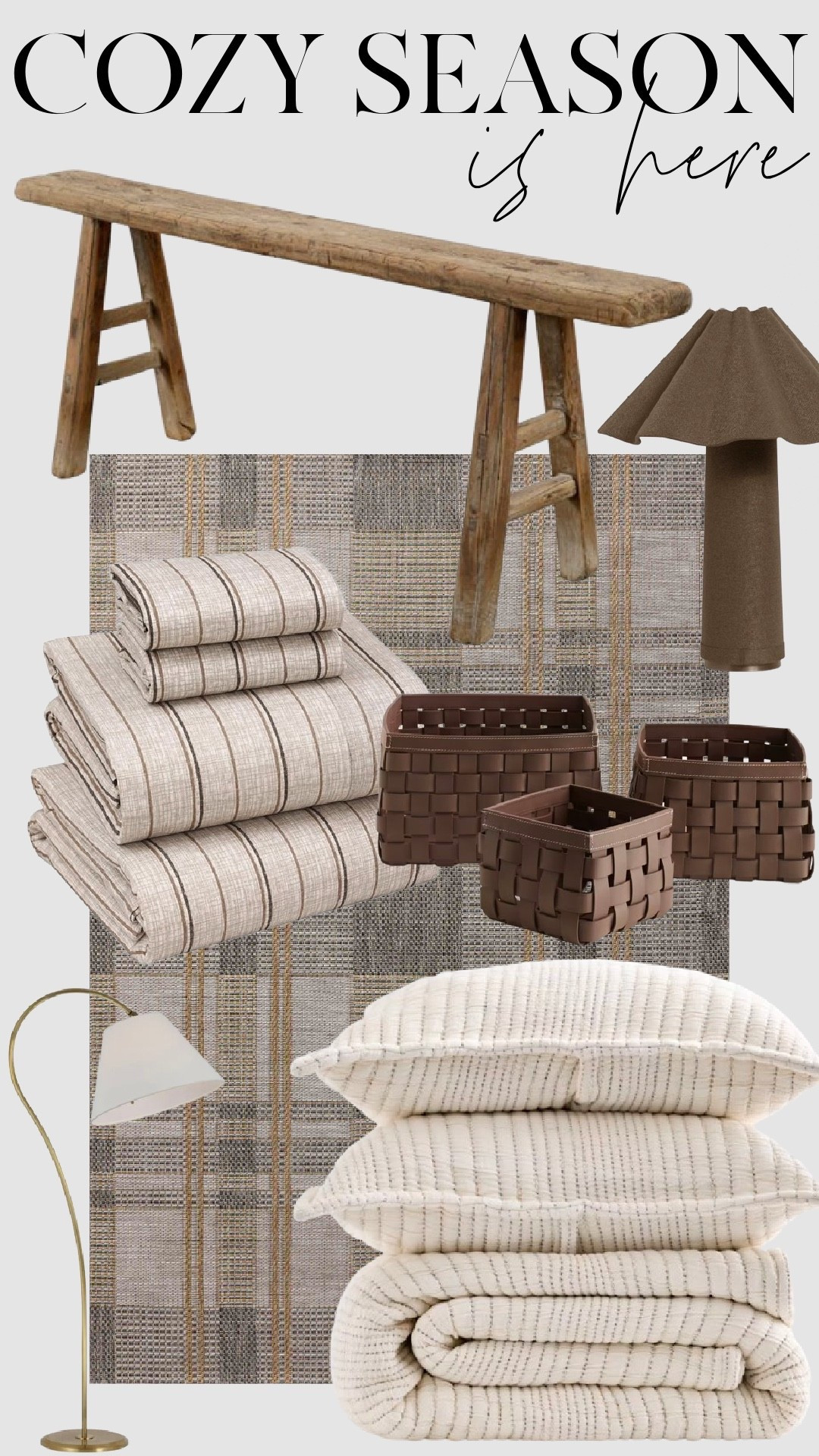 Cozy season is here—neutral layers, textured blankets, woven baskets, and warm lighting make all the difference. This rustic modern mix is the perfect way to bring comfort and style into your home for fall. Shop the exact pieces to recreate the look.

#LTKFindsUnder50 #LTKHome #LTKSeasonal