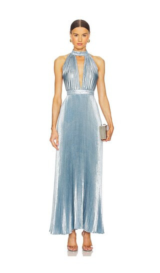 L'IDEE Chateau Gown in Blue. - size 12/L | Revolve Clothing (Global)