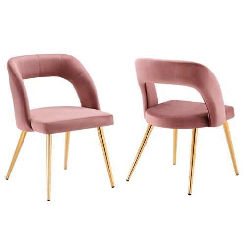 Marciano Performance Velvet Dining Chair Set of 2 by Modway | Wayfair North America