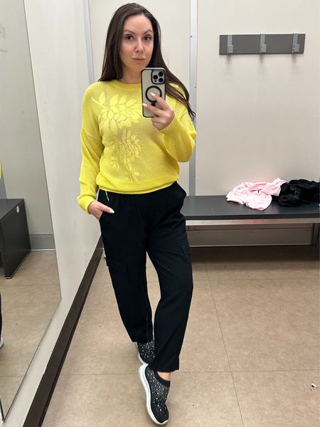 Target has really been surprising me this year! I found some really cool pieces I love! Like this beautiful netted floral yellow sweater! 

#LTKxTarget #LTKsalealert #LTKfindsunder50