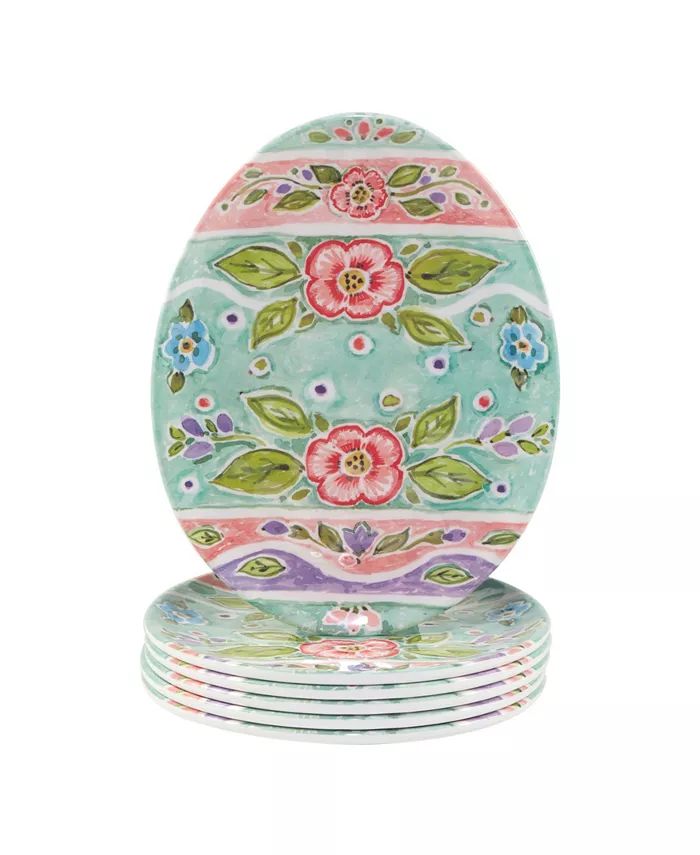 Joy of Easter Melamine Set/6 Egg Plates | Macys (US)