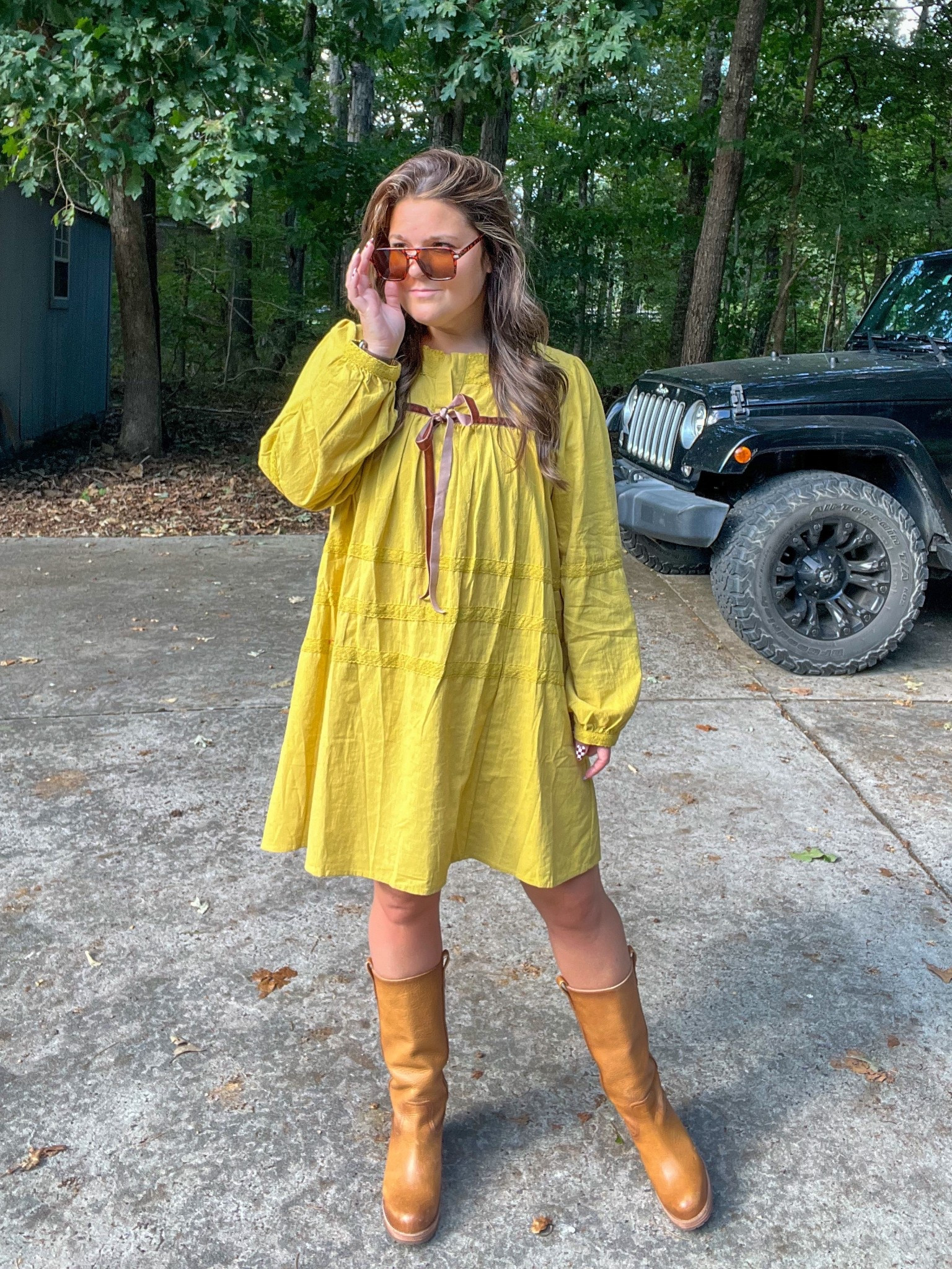 Dress: L
Boots: TTS

#LTKSeasonal #LTKWorkwear #LTKStyleTip