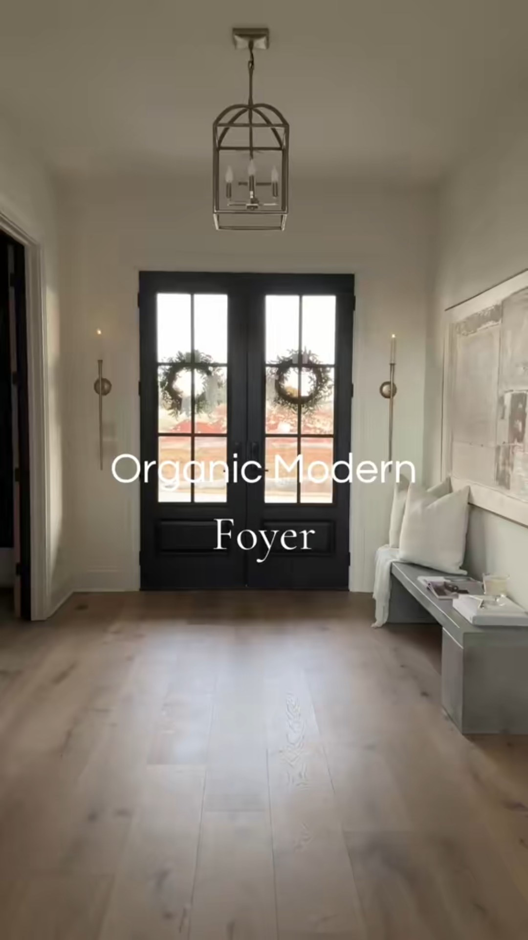 Organic modern foyer. #foyer #organicmodern #neutraldecor #interiordesign

#LTKHome