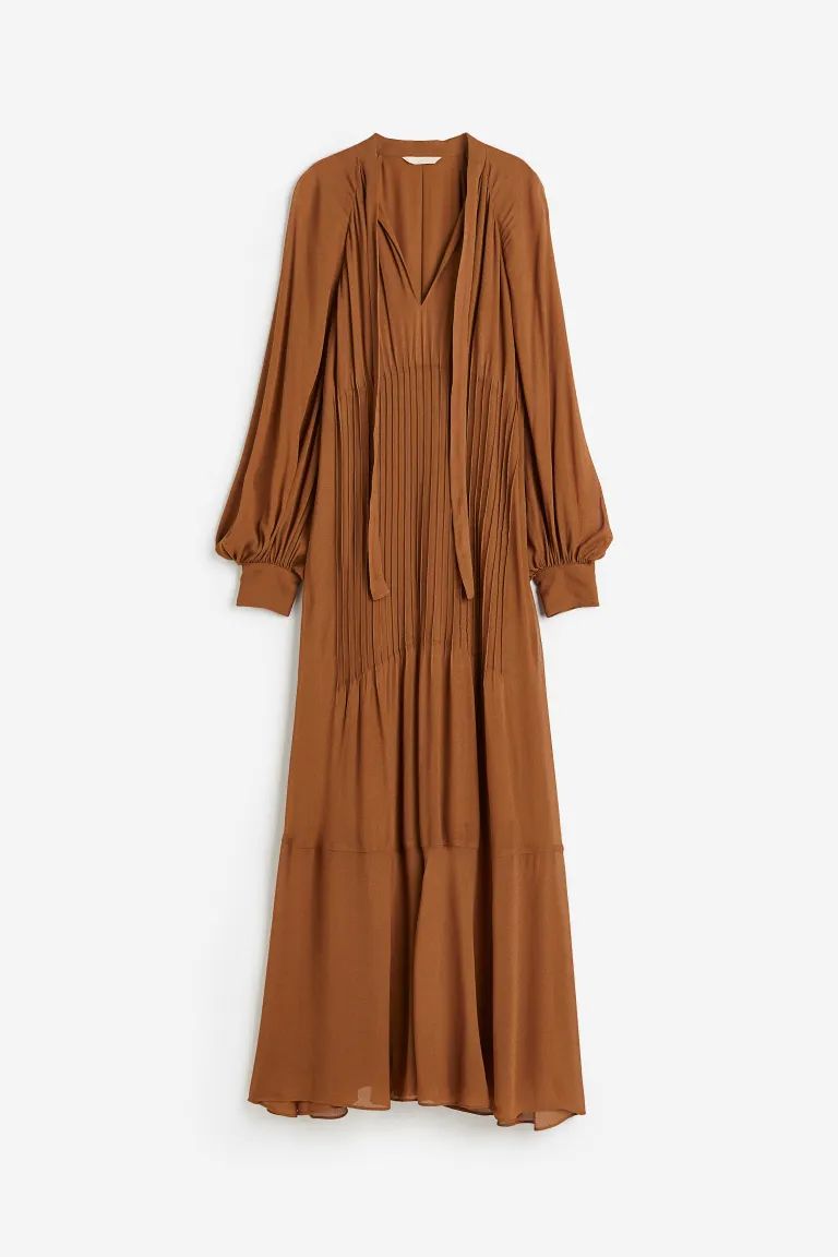 Tie-neck Maxi Dress | H&M (US + CA)