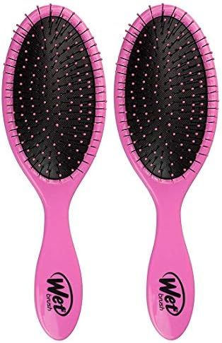 Wet Brush Original Detangler Hair Brush - Pink (Pack of 2) - Exclusive Ultra-soft IntelliFlex Bri... | Amazon (US)