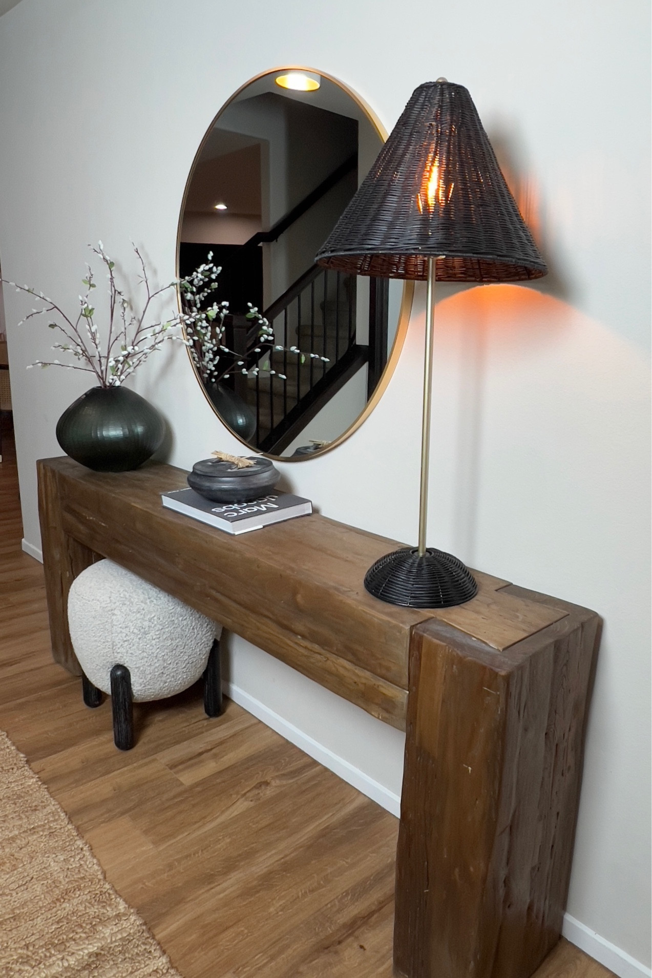 Shop my entryway 

Arhaus console table, cb2 ottoman, table lamp, Anthropologie, home decor, Christmas decor 2023, Christmas stems 

#LTKGiftGuide #LTKstyletip #LTKHoliday