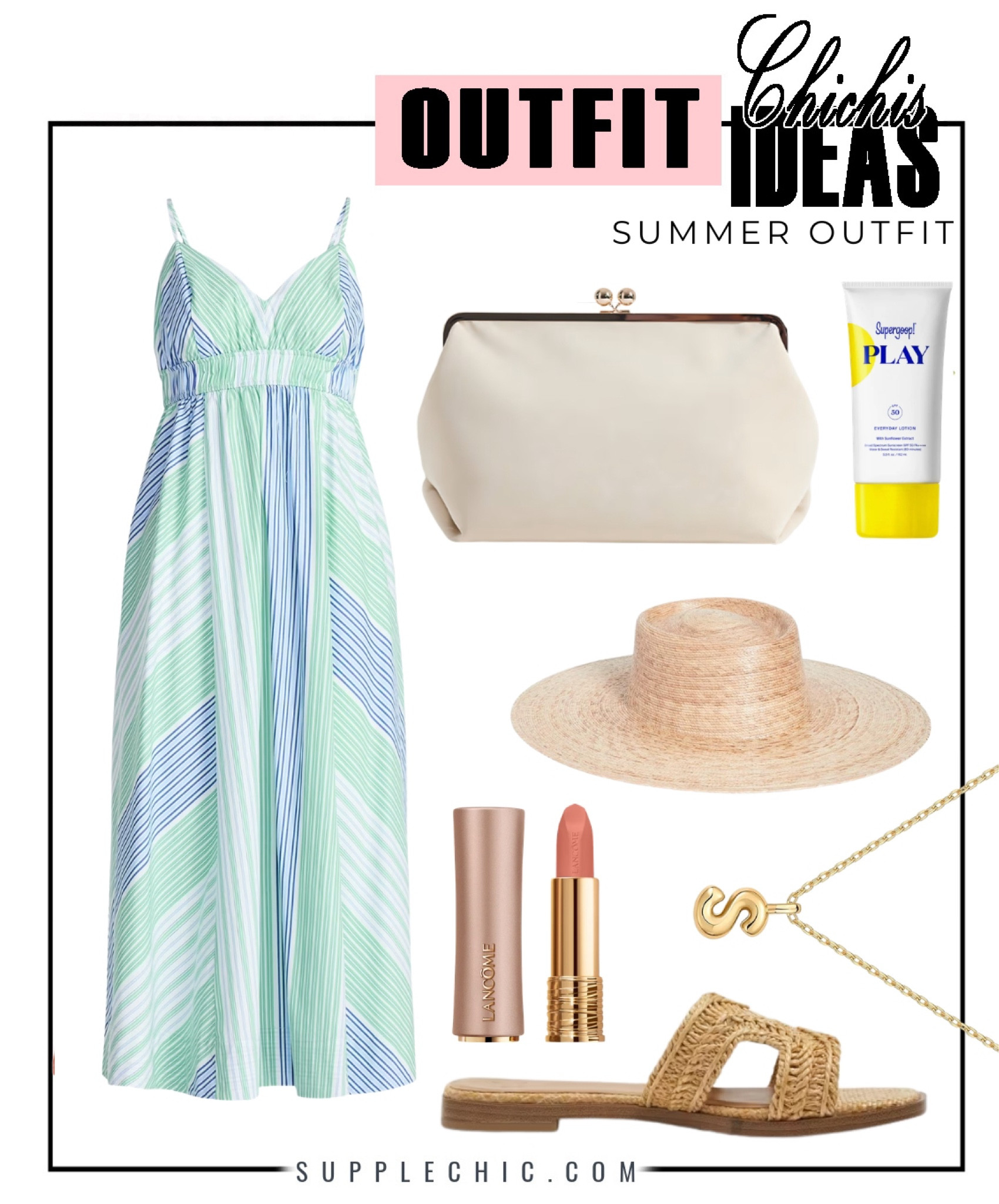 A flowy maxi dress, woven sandals, a straw hat, and SPF. That's it. The easiest way to create an effortless vacation outfit that looks chic, comfortable, and put together every time. #VacationOutfitIdeas #SummerStyle #VacationDress #ResortWear #BeachVacationStyle #MaxiDressStyle #TravelOutfit #LTKStyle #SummerFashion #LTKTravel

#LTKSeasonal #LTKootd #LTKTravel