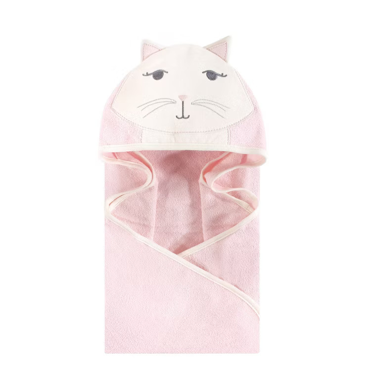 Target/Home/Bath/Bath Towels‎Shop all Hudson BabyHudson Baby Infant Girl Cotton Animal Face Hoo... | Target