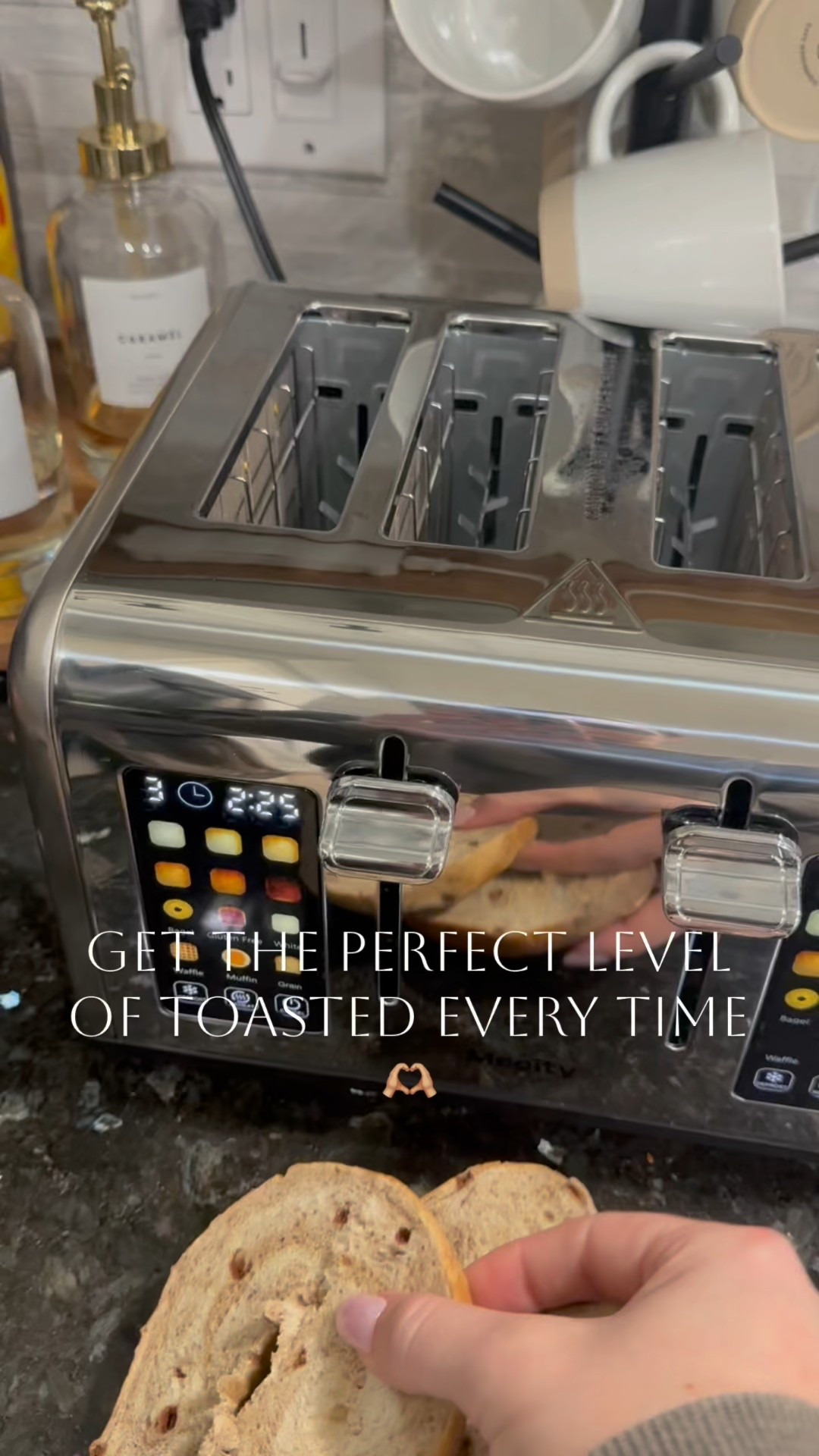 This toaster has been a game changer for any meal! It has so many capabilities including defrosting! 

#LTKFindsUnder100 #LTKFamily #LTKHome