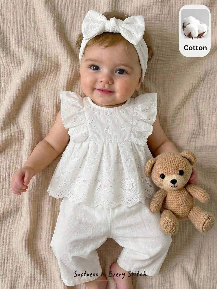 Cozy Pixies 2pcs/Set BabyGirl Ditsy Floral Sleeveless Top & Loose Casual Pants Set Kids Two Pieces Outfit Girls Girls Floral Set Girls Two Pieces Outfit Kids Floral Set Toddler Girl Clothes Girls Skirt Set Vintage Style Kids Clothes Baby Girl Skirt Set Floral Print Skirt Set Girls Bow Top Floral Skirt Set Bow Top Set Girls Co Ord Set Girl Clothes Sets Toddler Girl Skirt Set Girl Clothes Skirt Set Floral Skirt Set Toddler 2pcs Set Toddler Girls Bow Top Skirt Set Sisters Outfit Bow Top Toddle B Cotton Toddler | SHEIN