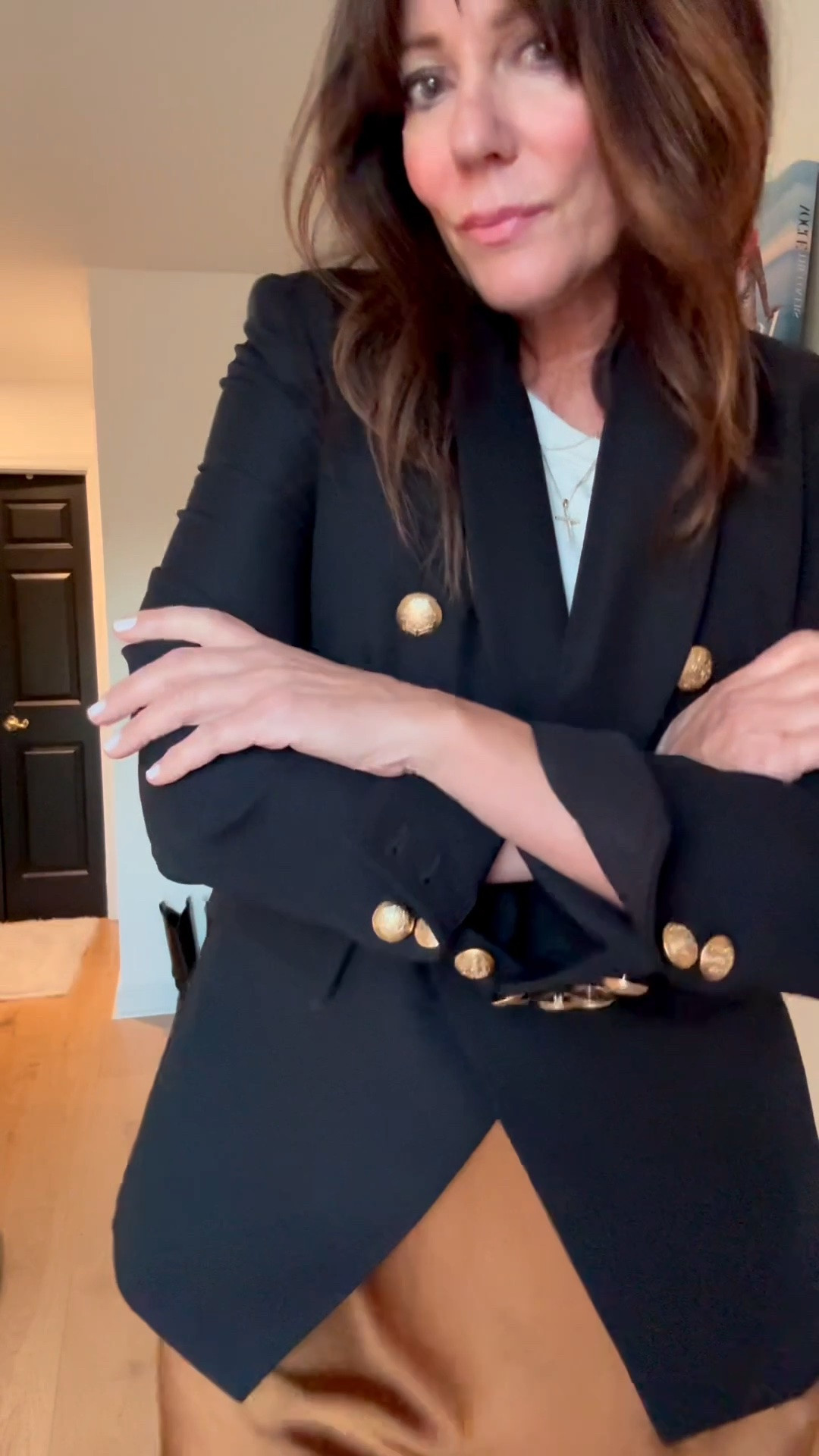 The key to a great outfit is to keep playing and tweaking until it just feels right!  Iykyk 
@madewell 
@Quince 
@Splendid 
@hillhousehome 
@Margaux