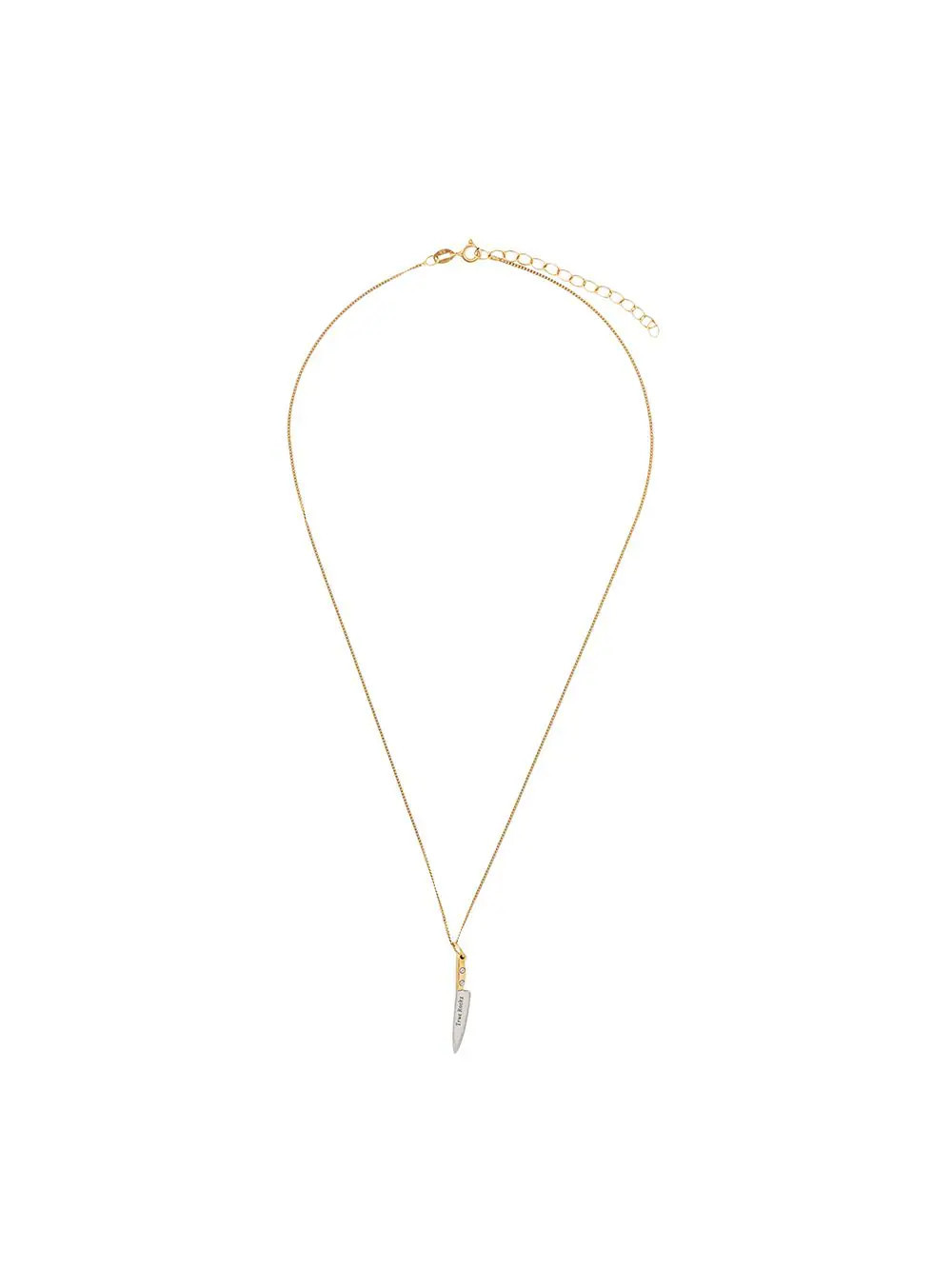 True Rocks small knife necklace - Gold | Farfetch Global