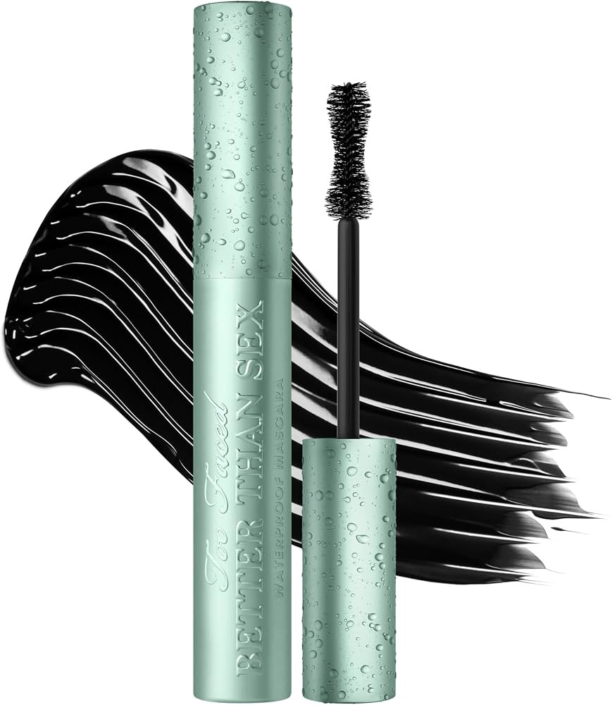 Too Faced Better Than Sex Waterproof Mascara | Volume + Length with Hourglass Brush | Amazon (US)