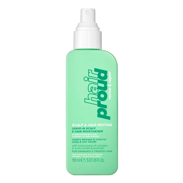 Hair Proud Scalp & Hair Revival, Leave-in Scalp & Hair Moisturiser for All Hair Types, 5.07 fl oz | Walmart (US)