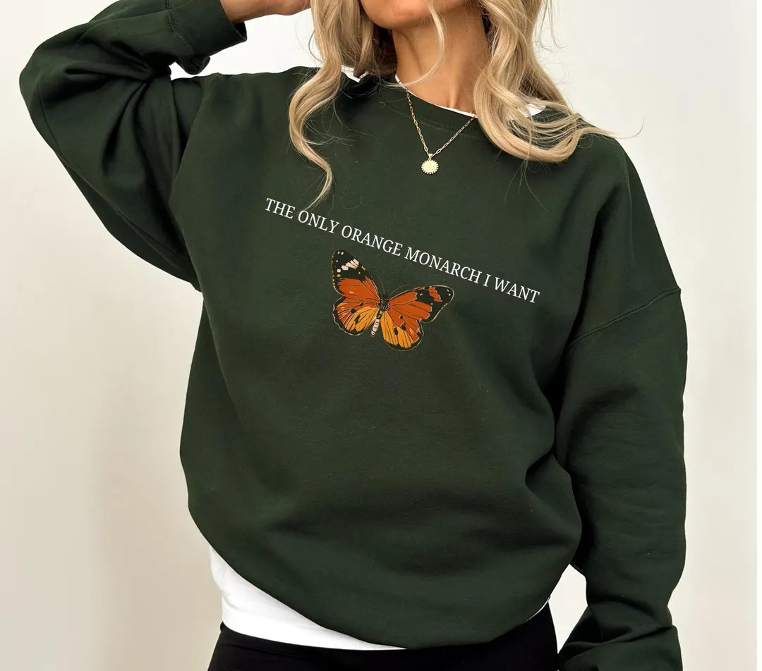 The Only Orange Monarch I Want Sweatshirt, Democracy Shirt, Anti Monarchy Hoodie | Etsy (US)