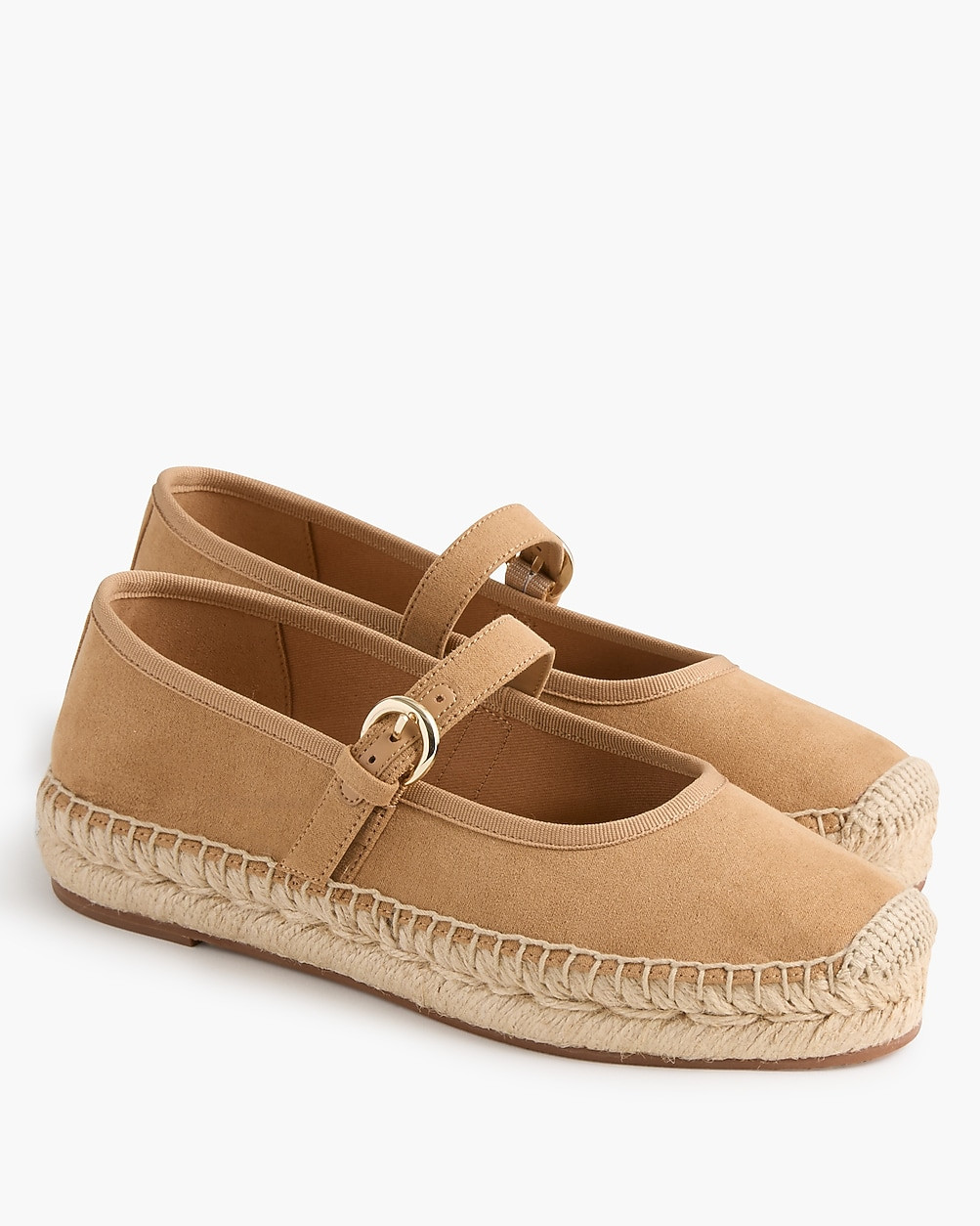 Faux-suede Mary Jane espadrilles | J.Crew Factory