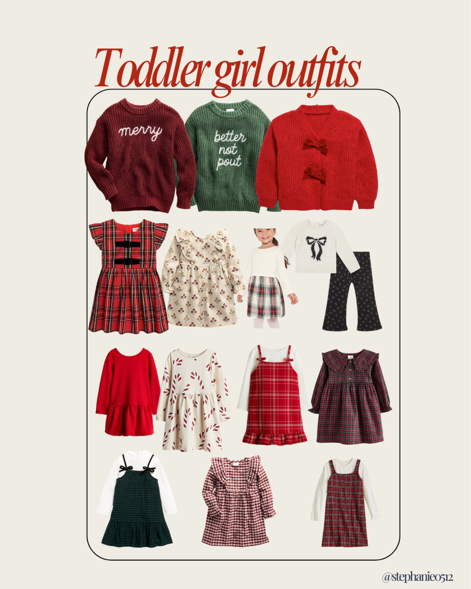 Toddler girl holiday/christmas outfits 

#LTKKids