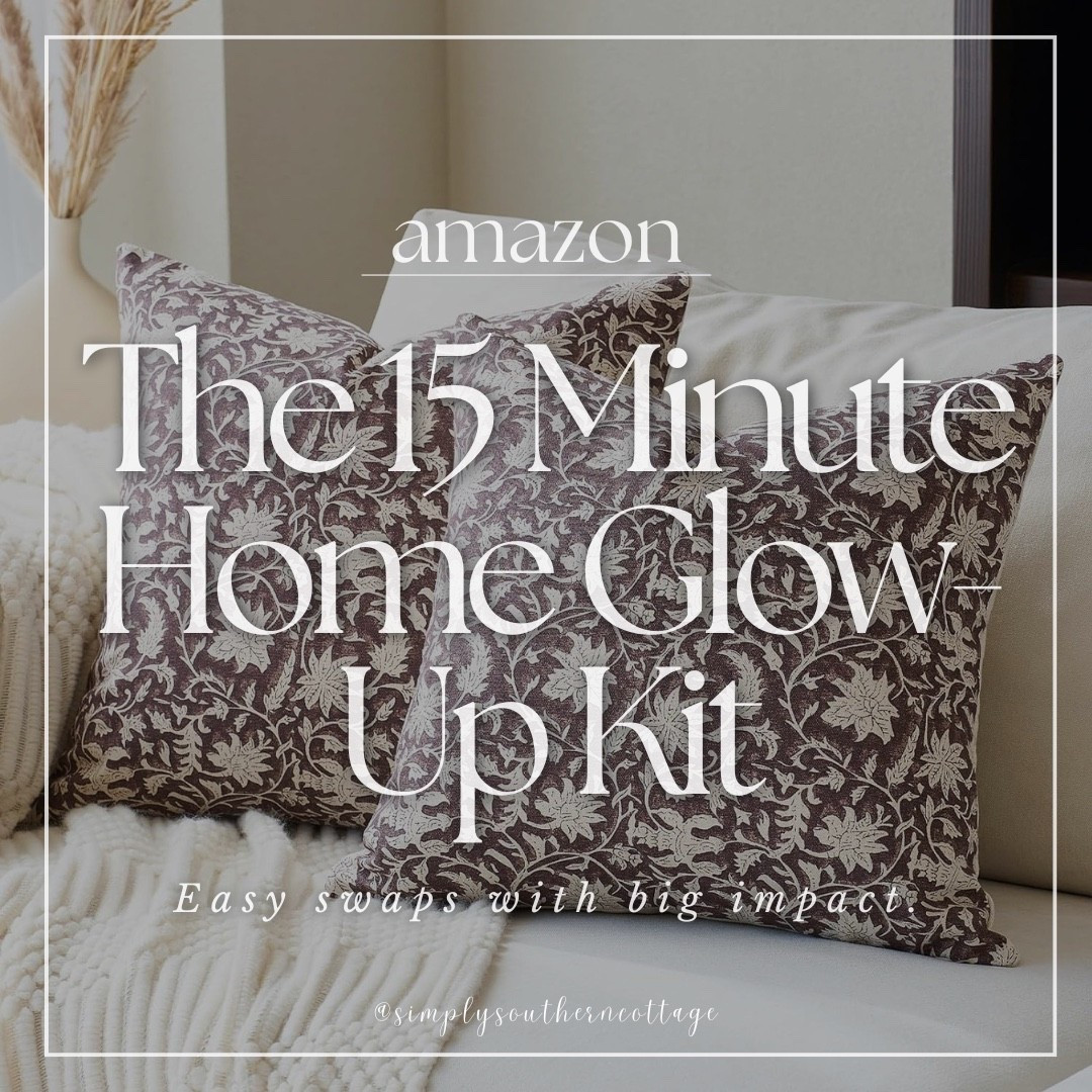 The 15 Minute Glow-Up Kit. Easy swaps with big impact from Amazon! 


Amazon, Amazon finds, Amazon home finds, home essentials, home decor, neutral home decor, cozy home decor, bedroom decor, living room decor, full length mirror, comforter set, throw pillows 




#LTKHome #LTKHoliday #LTKOver40