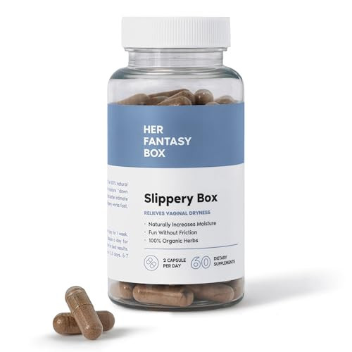 Her Fantasy Box | Slippery Box Feminine Care for Vaginal Health - 60 Fast-Acting Capsules for Women's Wellness, pH Balance, and Intimate Support | Amazon (US)