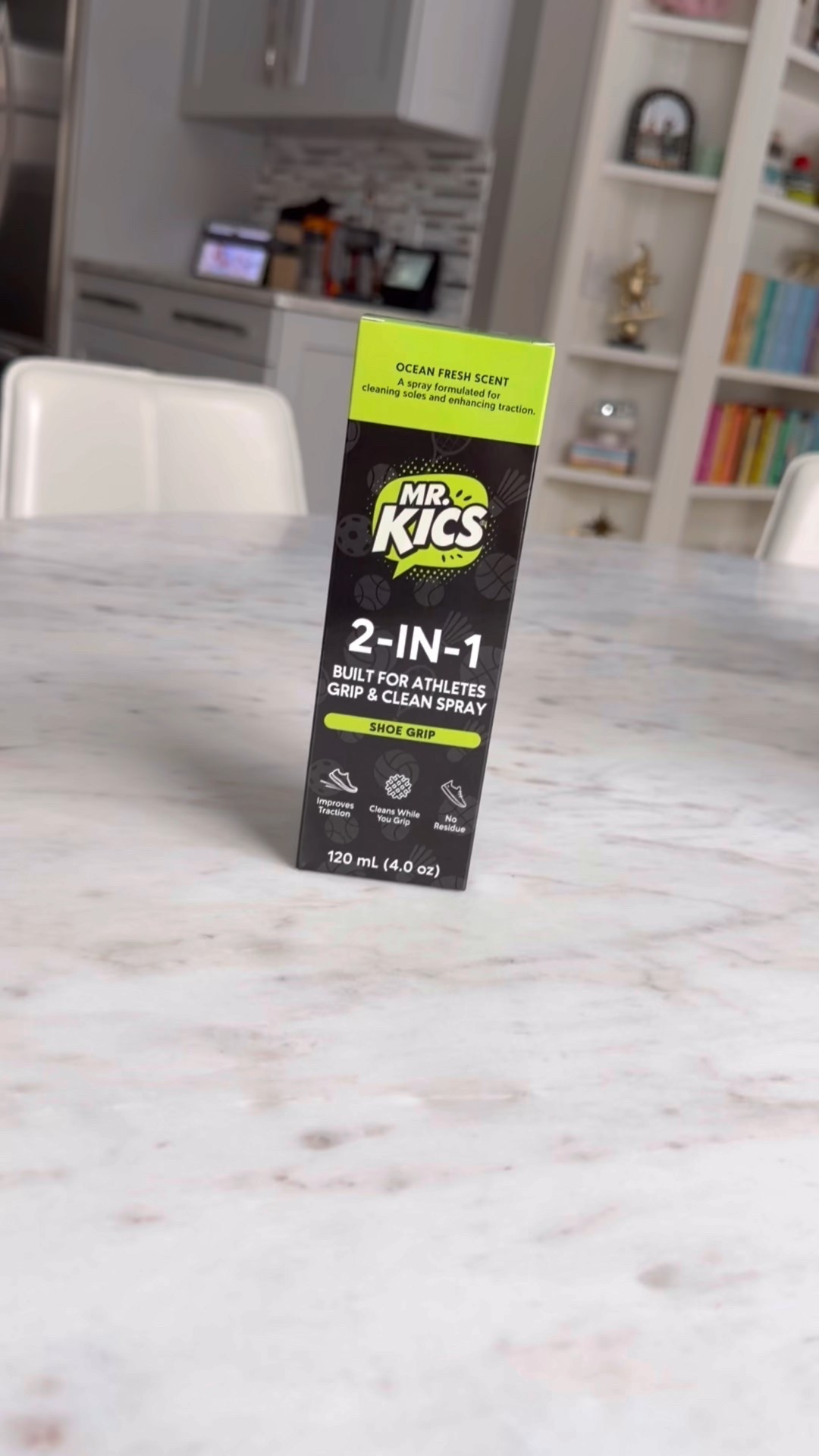Mr Kics 2-in-1 shoe grip spray. Futsal and court sport traction spray for athletes 
Amazon finds for soccer moms 