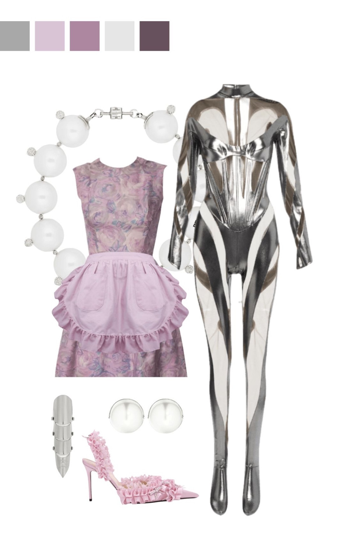 The ultimate Halloween costume for 2023: Cyborg Stepford Wife. 

The key to styling this costume is fitted metallic underpinnings and accessories with 1950s vintage layered on top. Add apron and silver makeup or face paint for the finishing touch, et voilà! You’re a Stepford (in a Terminator meets June Cleaver kind of way.)

#LTKHalloween #LTKSeasonal #LTKHoliday