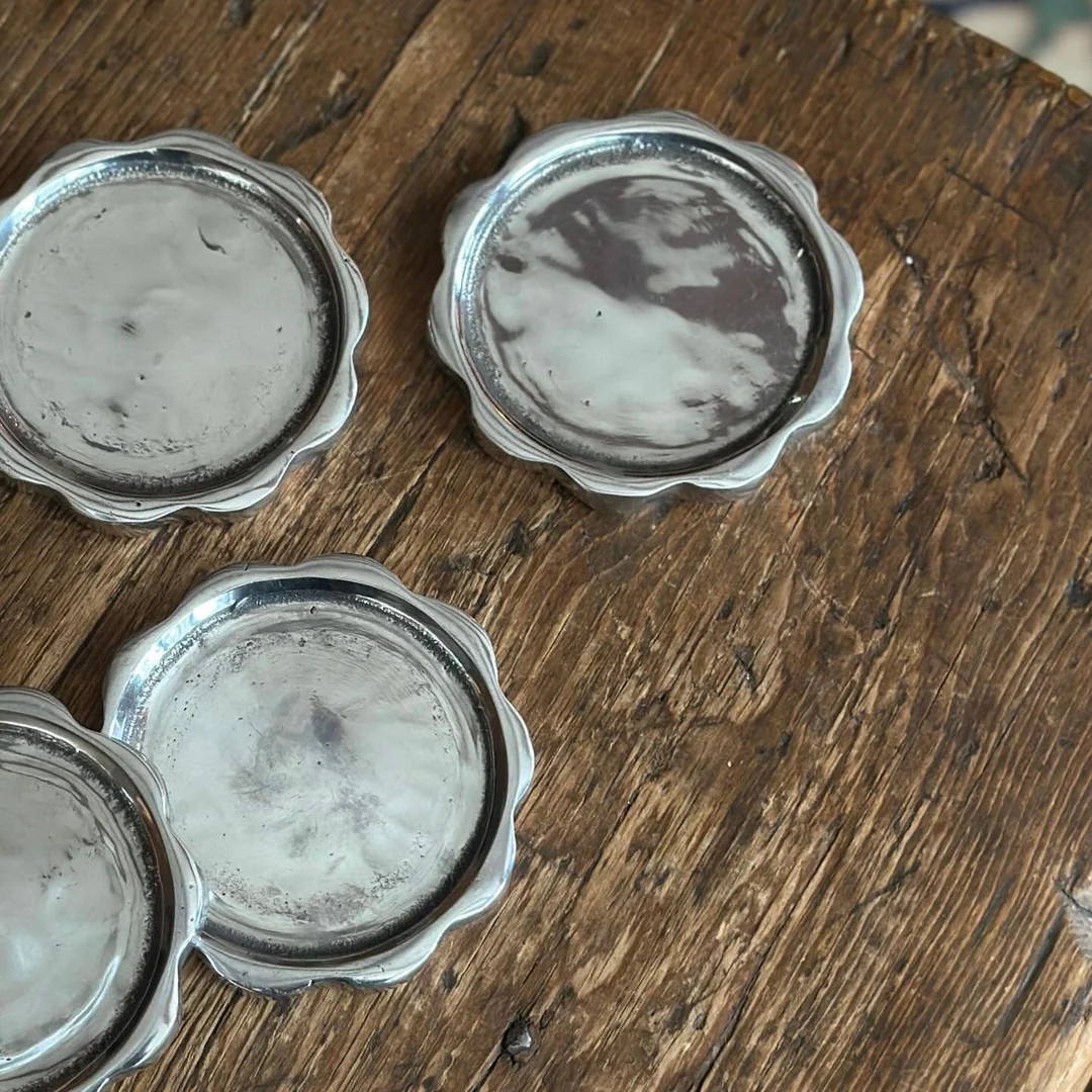 Sun Coaster Set in Aluminum | Maison Rogue