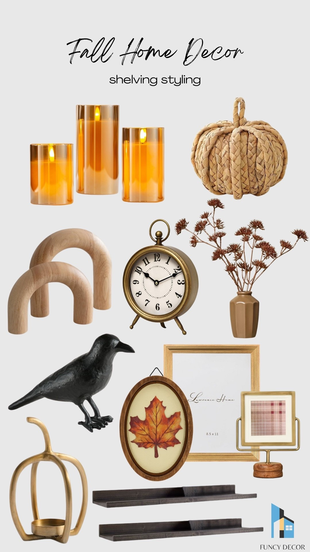 Fall shelf styling inspo

#LTKHome #LTKSeasonal #LTKFamily