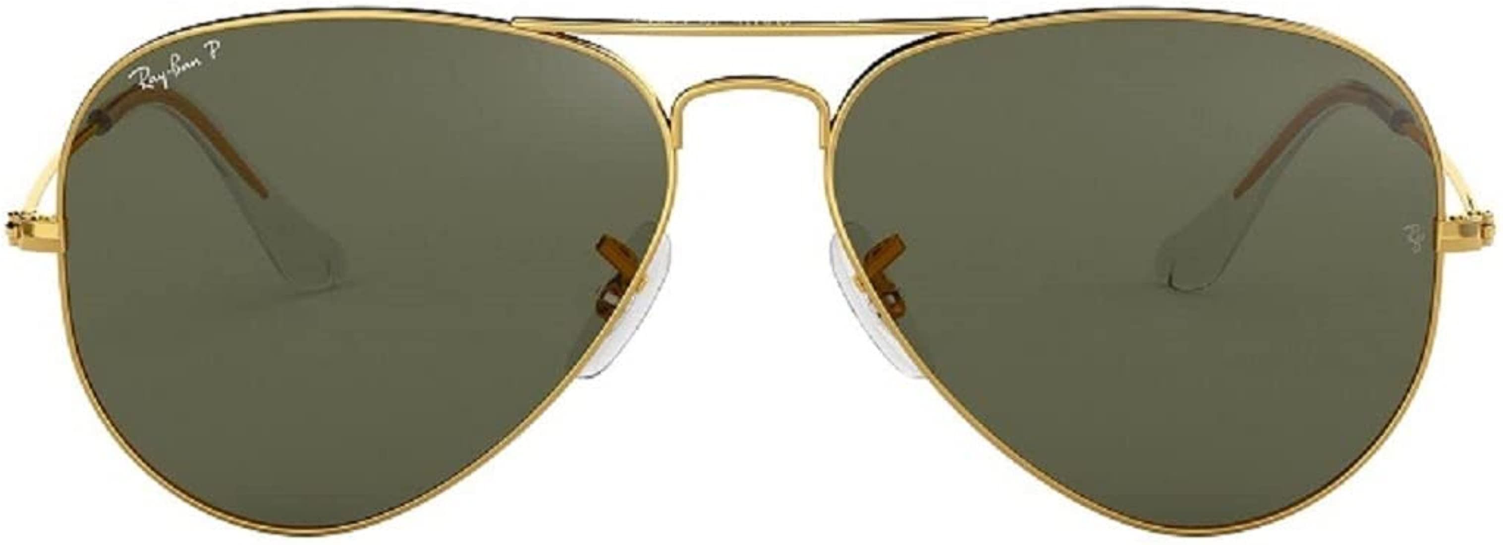 Ray-Ban Rb3025 Classic Polarized Aviator Sunglasses | Amazon (US)