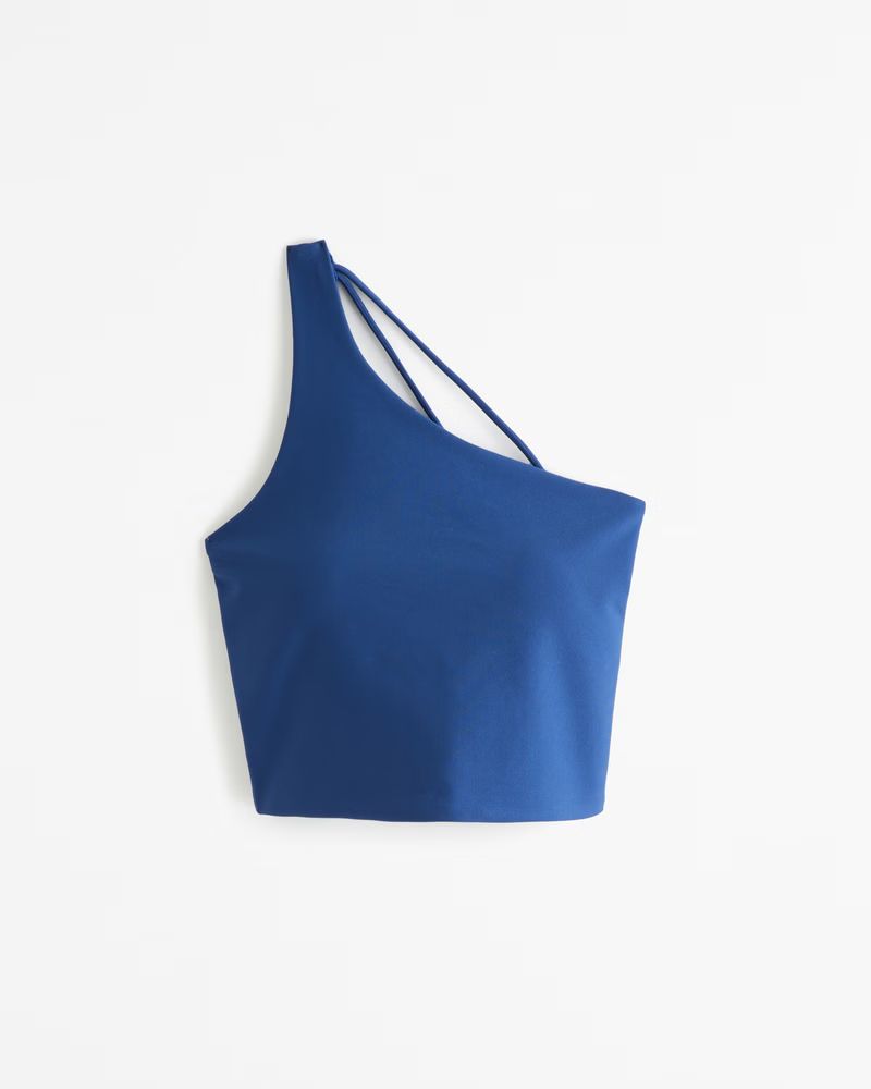YPB sculptLUX One-Shoulder Strappy-Back Slim Tank | Abercrombie & Fitch (US)
