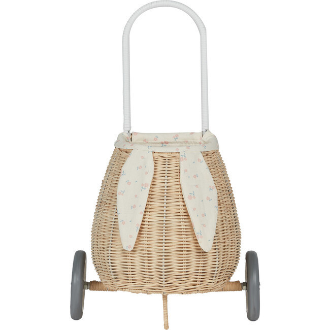 Olli Ella | Rattan Bunny Luggy w/ Lining – Pansy (Beige) | Maisonette | Maisonette