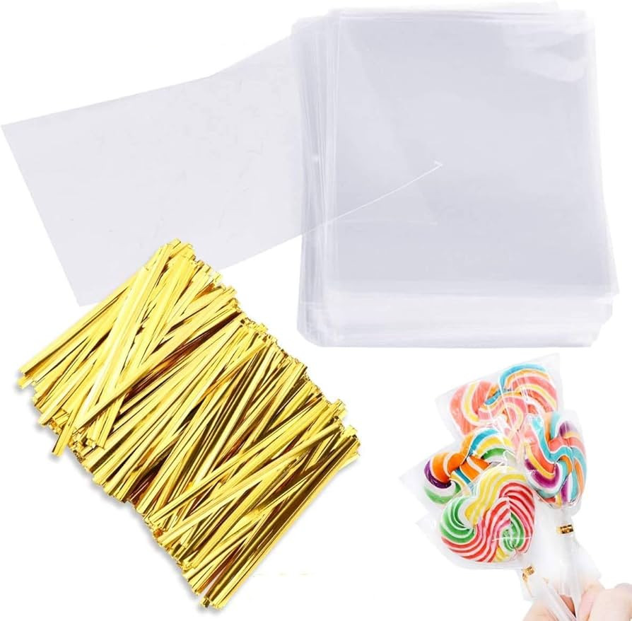 Package Including: 300 treat bags with 300 twist ties, sufficient quantity for daily use and part... | Amazon (US)