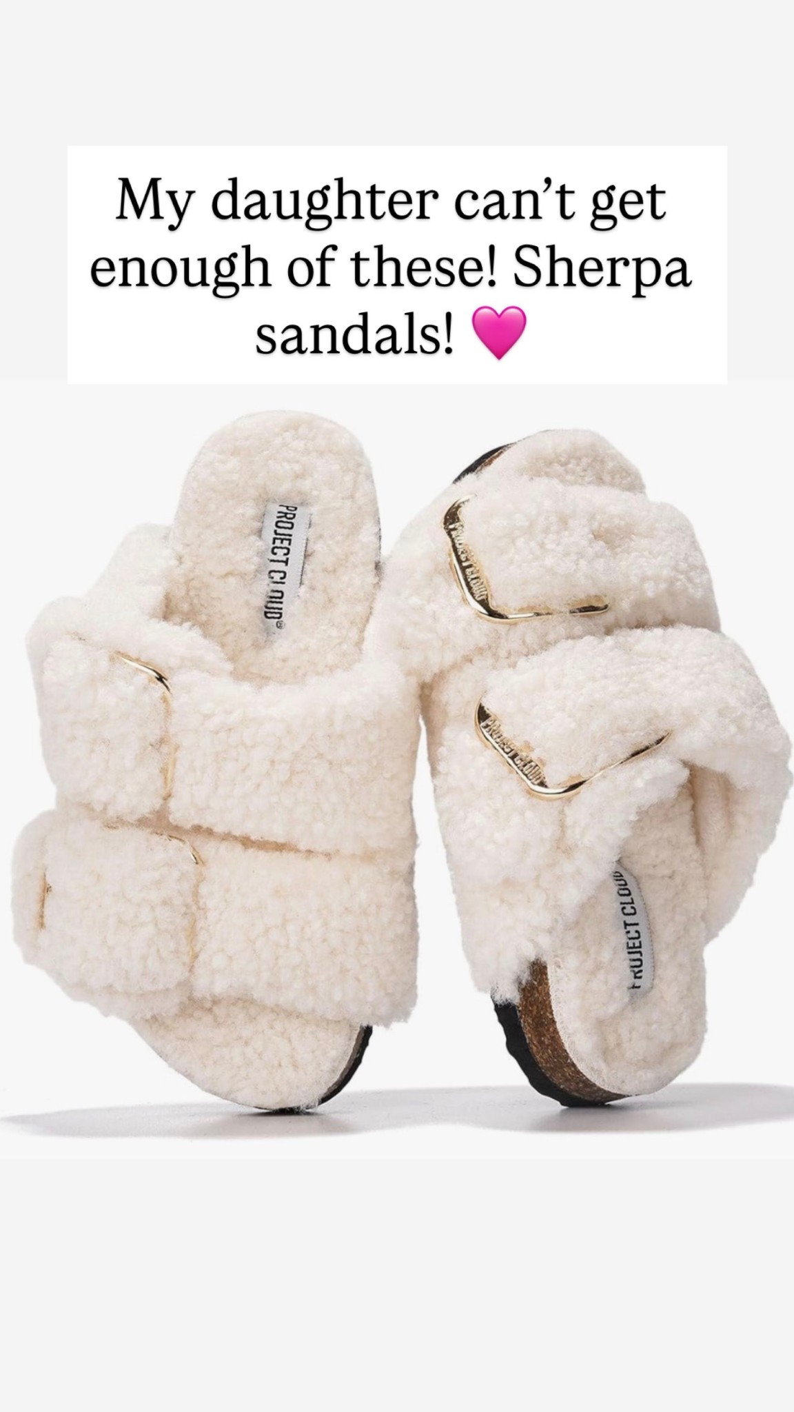 The softest Sherpa sandals. They can be worn out and about. 

#LTKKids