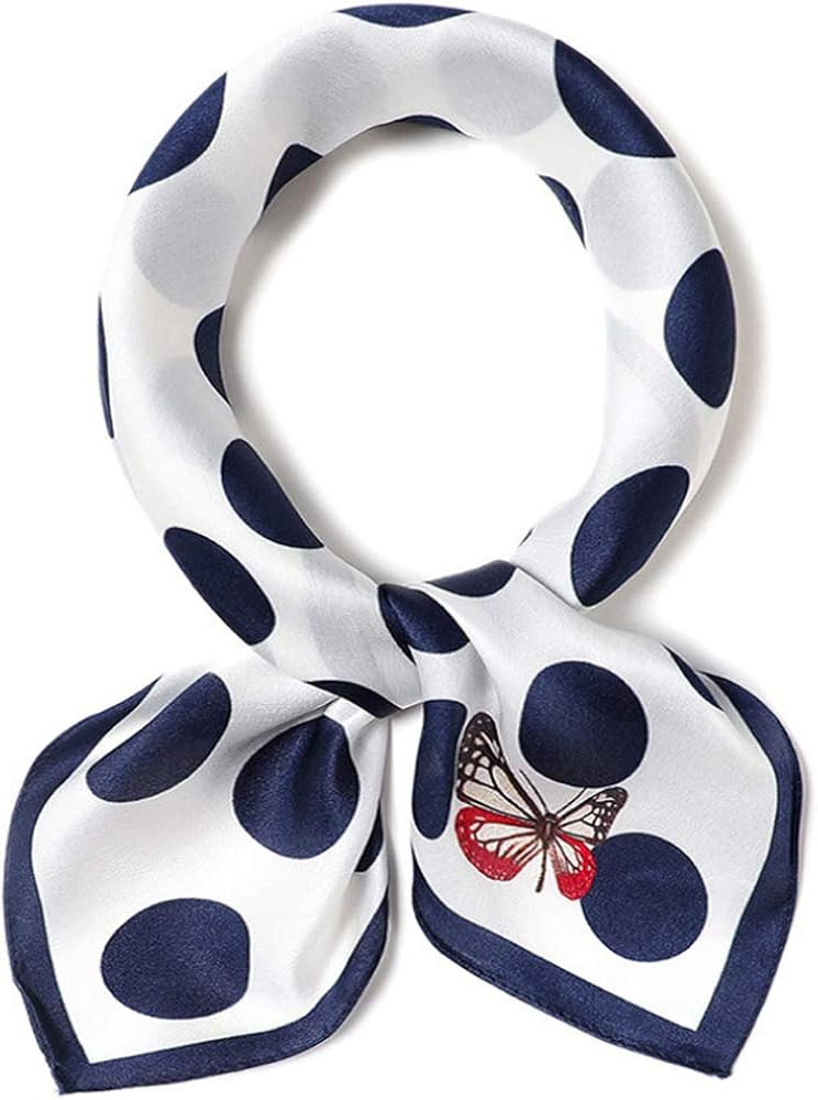 MEISEE 100% Mulberry Silk Scarfs Small Square Scarf 21" x 21" Neck Scarf Breathable Lightweight f... | Amazon (US)