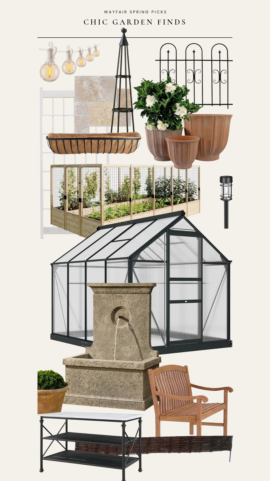 My finds from @Wayfair for a classic garden and English landscaping look this spring! #Wayfair #WayfairPartner #wishyouwerehere #outdoor #ad 

#LTKSeasonal #LTKHome