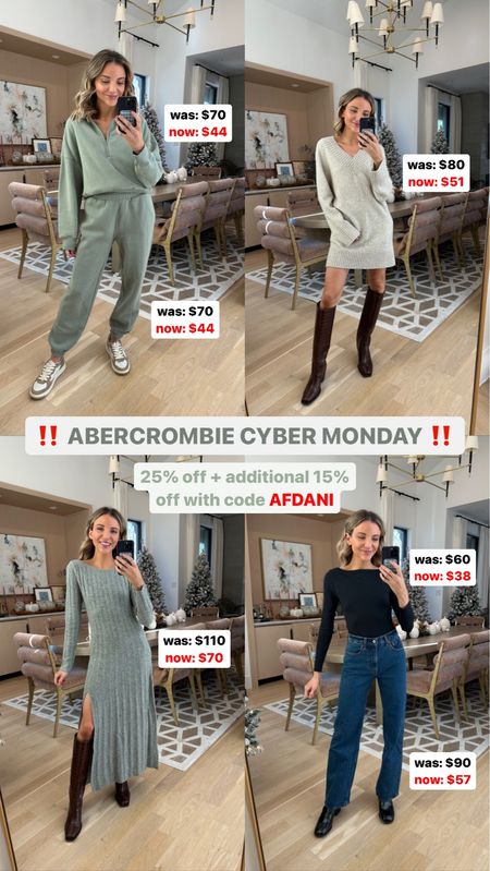 Abercrombie cyber Monday sale!! Use code AFDANI for 15% off 😍😍

#LTKCyberWeek #LTKfindsunder100 #LTKsalealert