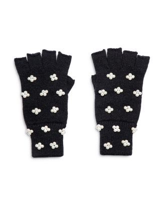Embellished Fingerless Knit Gloves | Bloomingdale's (US)