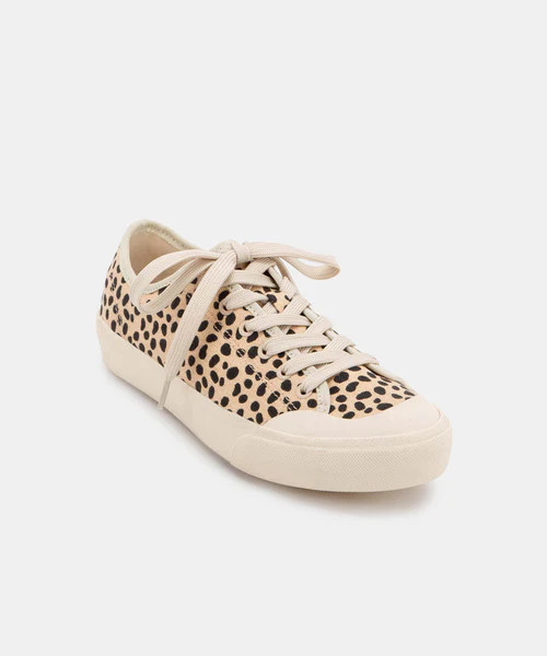 BRYTON SNEAKERS IN LEOPARD CANVAS | DolceVita.com
