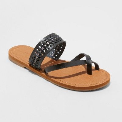 Women's Taryn Woven Toe Ring Sandals - Universal Thread™ | Target