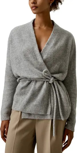 Lounge Wrap Wool Knit Cardigan for Women | Nordstrom