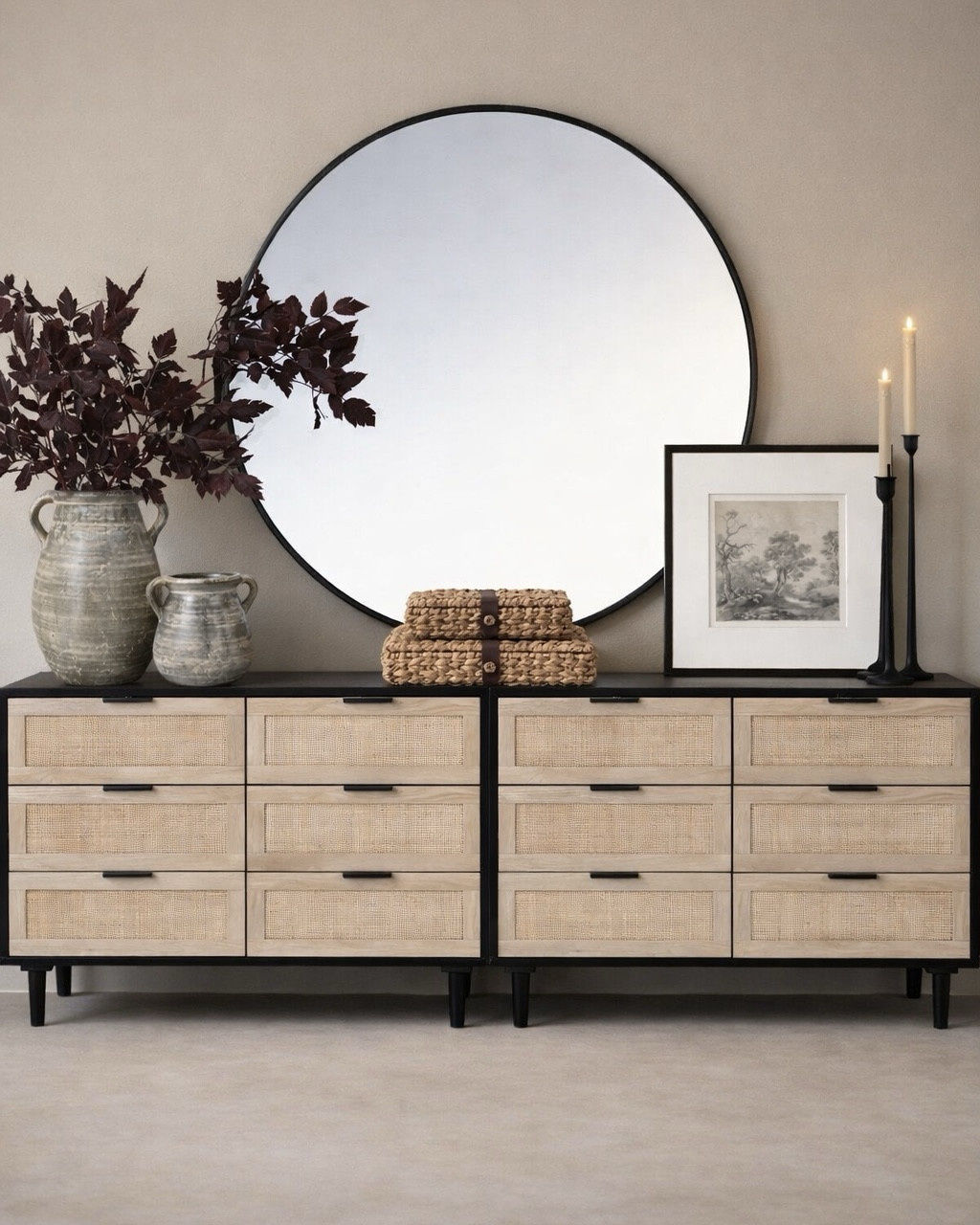 ON SALE Dresser. Follow @farmtotablecreations on Instagram for more inspiration.

This beautiful rattan dresser (there’s two shown here) is currently on sale. Such a deal. 

42” Round Mirror. Bungert Handmade Terracotta Table Vase. Afloral Cimicifuga Stems. Six Drawer Rattan storage cabinet. Rattan Dresser. Framed art. Iron candlesticks. Wicker storage boxes. 

Bedroom Finds | Living Room | Bedroom Furniture | nightstands | Home Decor| Fireplace Decor | Spring Refresh |  Bedroom Finds | Neutral Stems | Spring Stems | Bookshelf Decor | Bedroom Space | Cozy Corner | Bathroom | Curated Entryway | Spring  Decor | End of Year Clearance | Trending Decor | Viral Decor | Amazon Holiday | Bedroom corner | Coffee Table Decor | Neutral Decor | Fall Stem Sale | Target Finds | Skinny Bench | Bedroom | Living Room | Breakfast Nook | Amazon Home | Target Sale | Loloi Rugs | Magnolia Home | console table | console table styling | faux stems | entryway space | front porch decor | neutral decor | entryway decor | cozy home | affordable decor |  home decor | home inspiration | console styling | entryway rug | cozy moody home | moody home decor | neutral home | bathroom decor | living room | spring decor | Hearth & Hand | Studio McGee



#LTKSaleAlert #LTKFindsUnder50 #LTKHome

#LTKSaleAlert #LTKHome