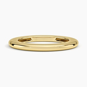 14K Yellow Gold Petite Tube Ring | Brilliant Earth