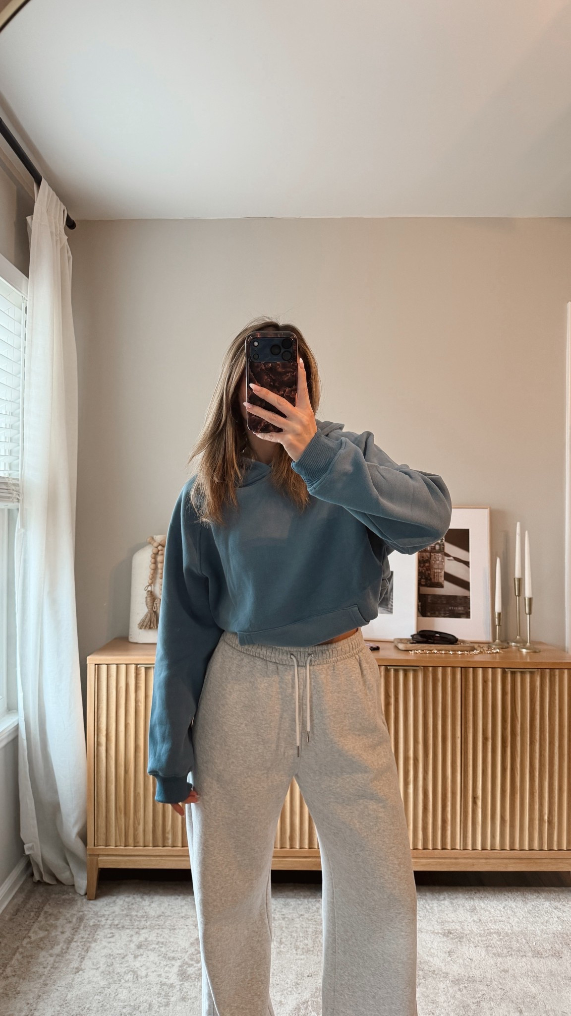 cozy ootd! this amazon hoodie looks + feels so similar to my abercrombie ones. i’m in a size M, i have it tucked, but it’s regular length. size M long sweatpants. amazon fashion, abercrombie @amazon #founditonamazon

#LTKootd