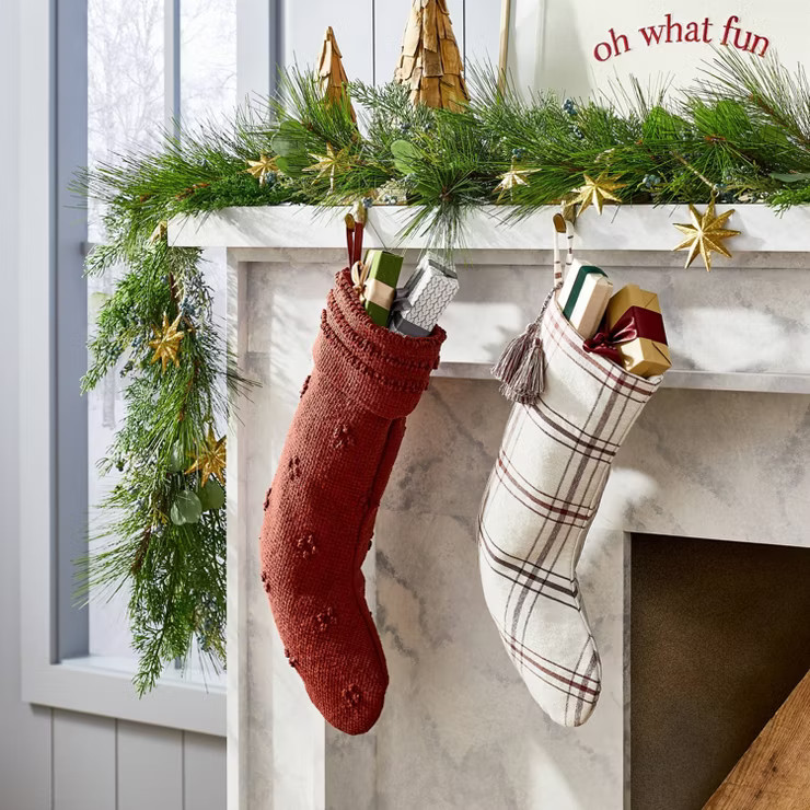 Textural Woven Holiday Stocking - Threshold™ designed with Studio McGee | Target