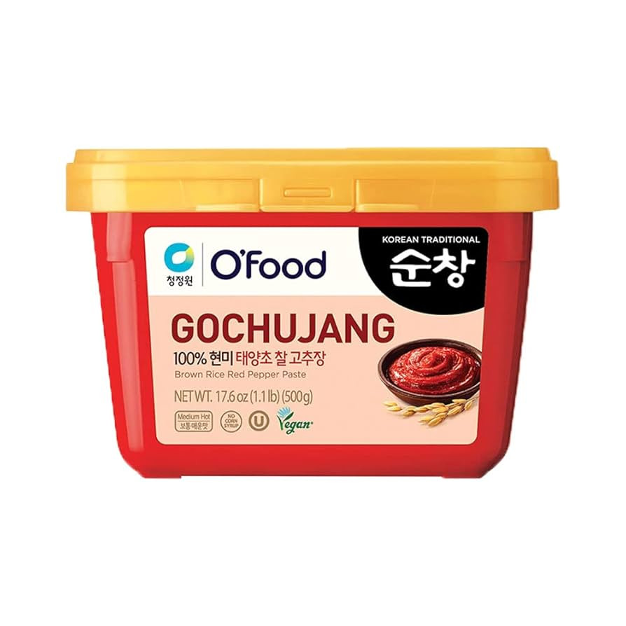 Chung Jung One O'Food Medium Gochujang 1.1lb, Korean Red Chili Pepper Paste, Spicy, Sweet and Sav... | Amazon (US)