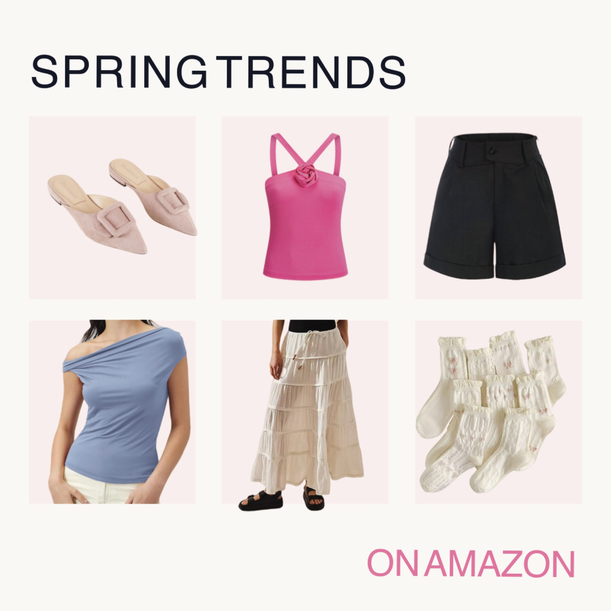 (1/3) my spring trend predictions as an aritzia stylist! found similar items all on amazon 👛🌷🌸🛍️🛒🔗 

#LTKSpringSale #LTKSeasonal
