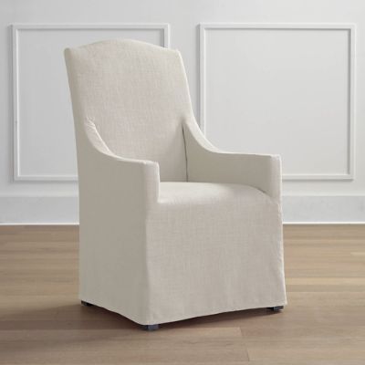 Turin Slipcovered Dining Arm Chair | Frontgate