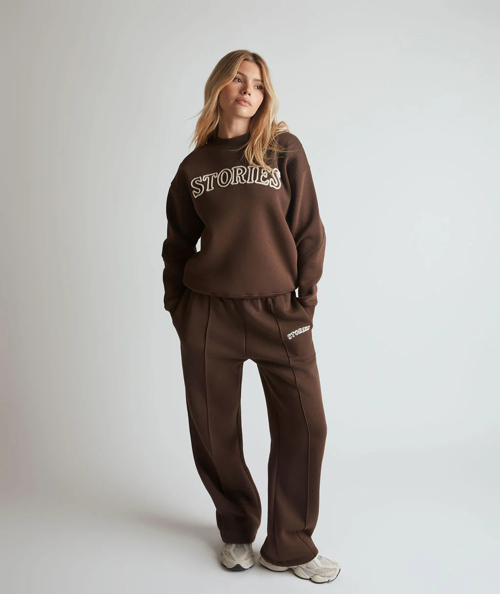 Stories Sweatpants - Espresso | Six Stories