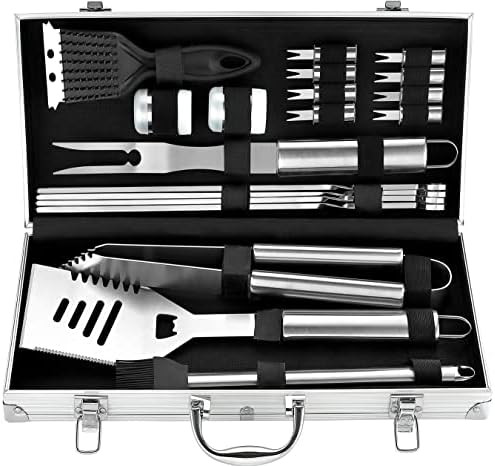 ROMANTICIST 20pc Heavy Duty BBQ Grill Tool Set in Case - The Very Best Grill Gift on Birthday Wed... | Amazon (US)